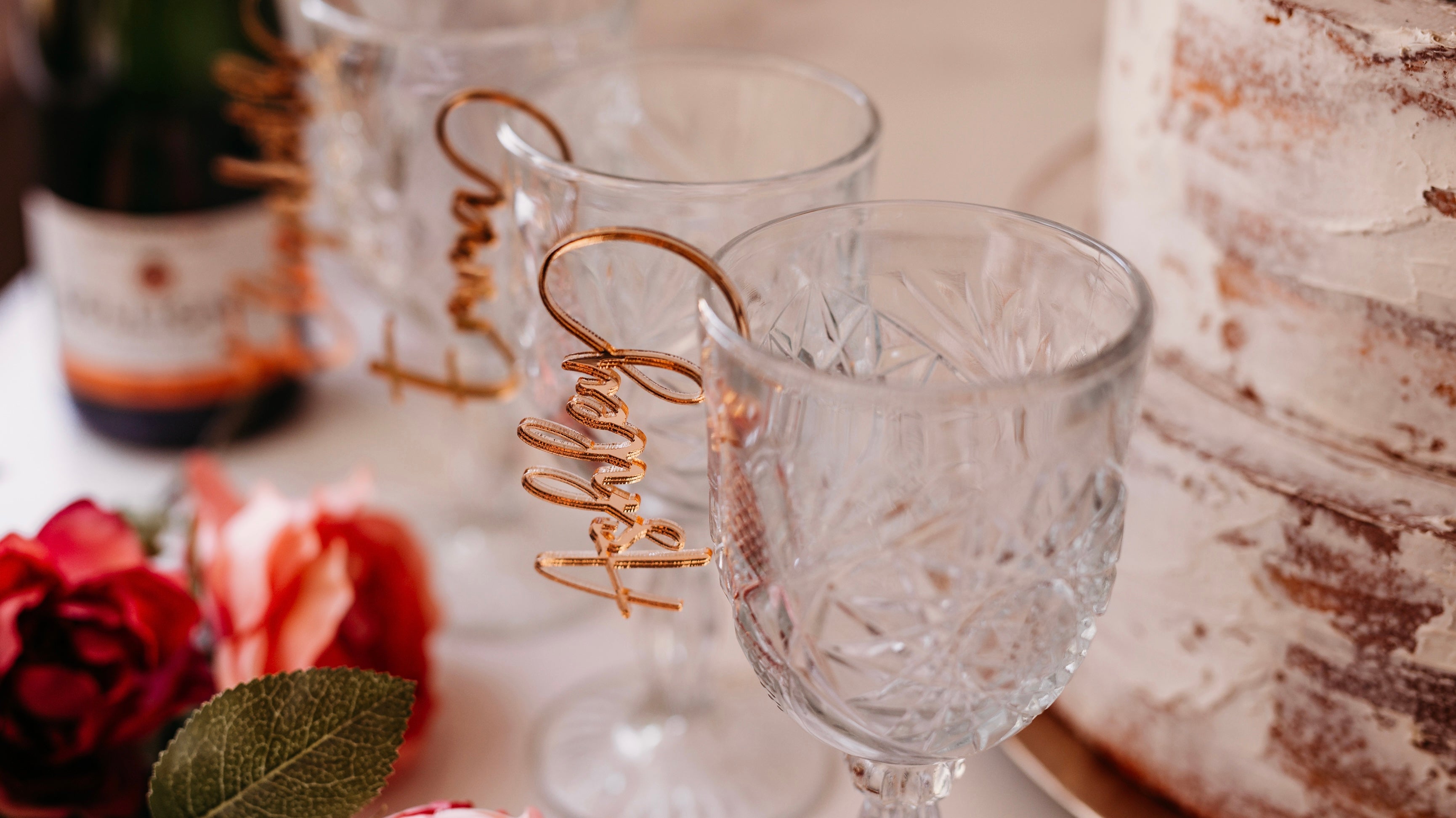 Custom wine glass charms store