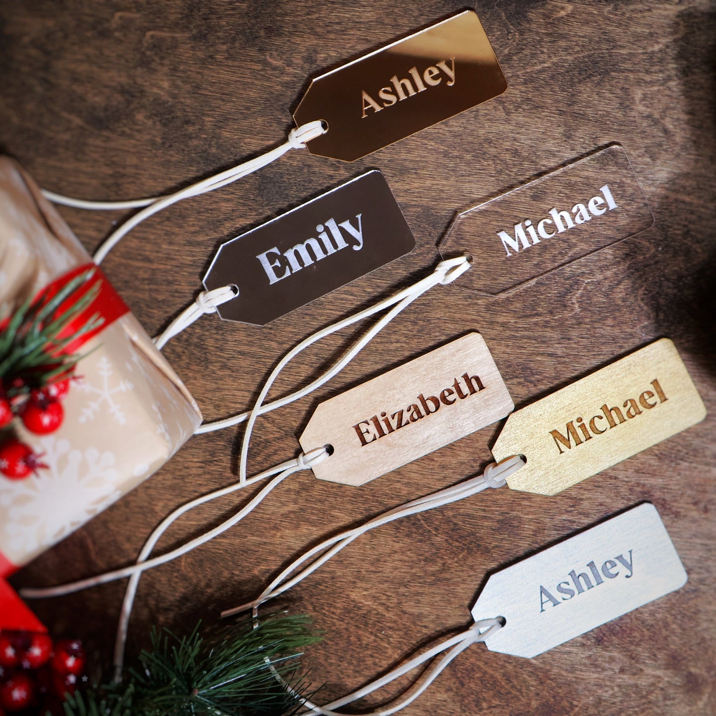 Wood acrylic holiday ornament holiday decor unique holiday gift stocking name tags christmas name tags christmas stocking personalized ornaments christmas stocking name tags Wooden Tree Decor Custom Ornaments
Holiday Gift Tags
christmas place card