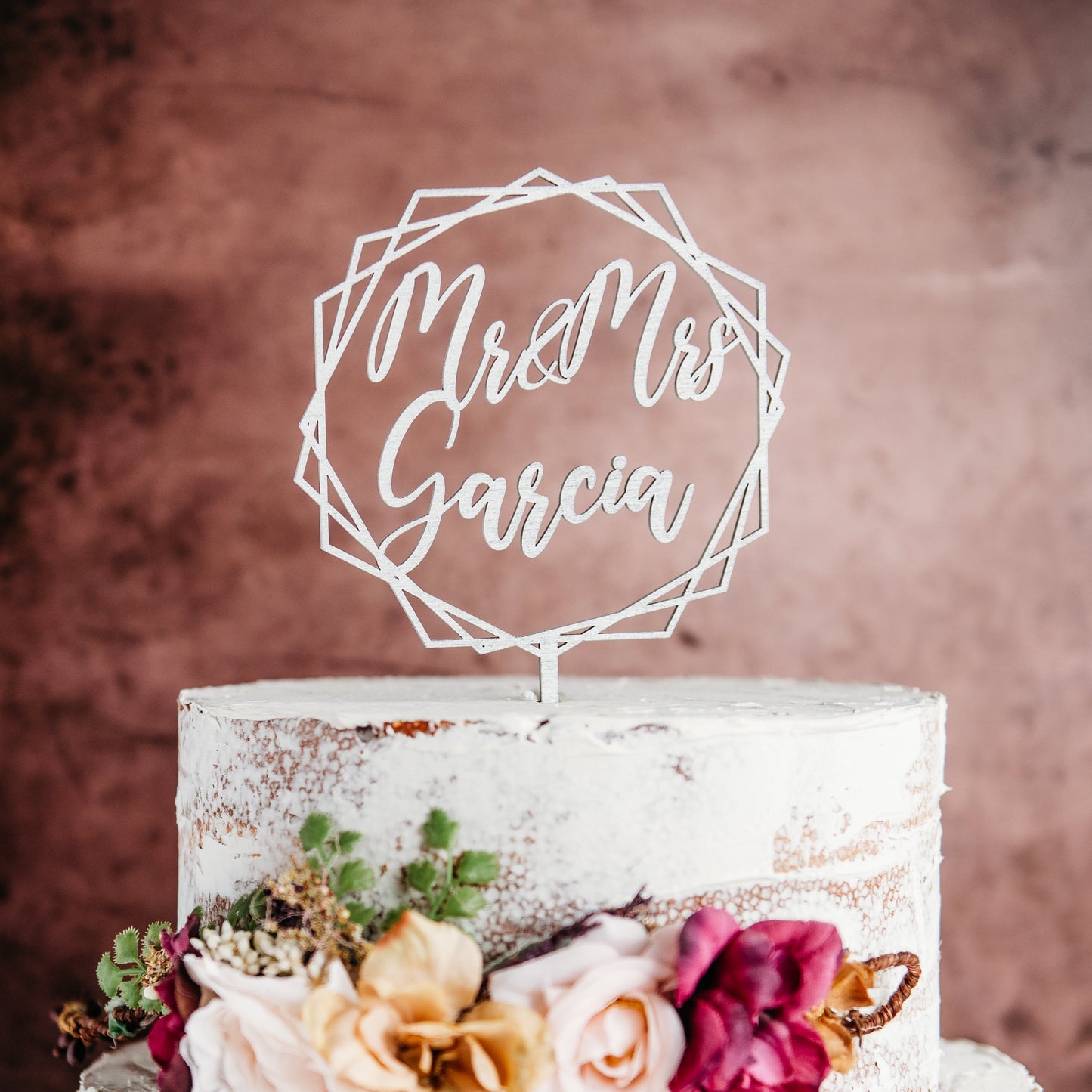 geometric silver wood acrylic wedding cake topper custom cake toppers wedding personalized birthday acrylic cake modern last name decor minimalist cake topper custom rustic rustic wedding mr mrs cake caketopper personalized last name candy bar