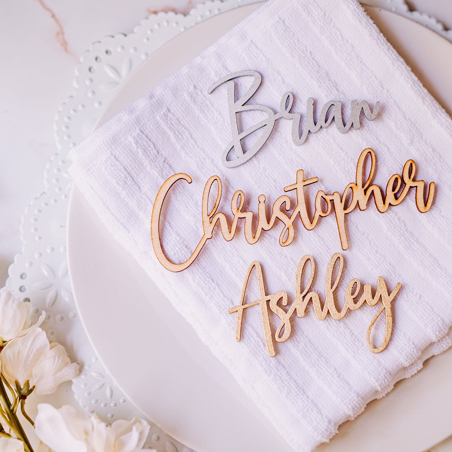 wood wedding name tags name tags wood name card name place cards name cards wedding name place setting wooden names wedding place cards bachelorette party wedding favors wedding decor name plate laser cut names