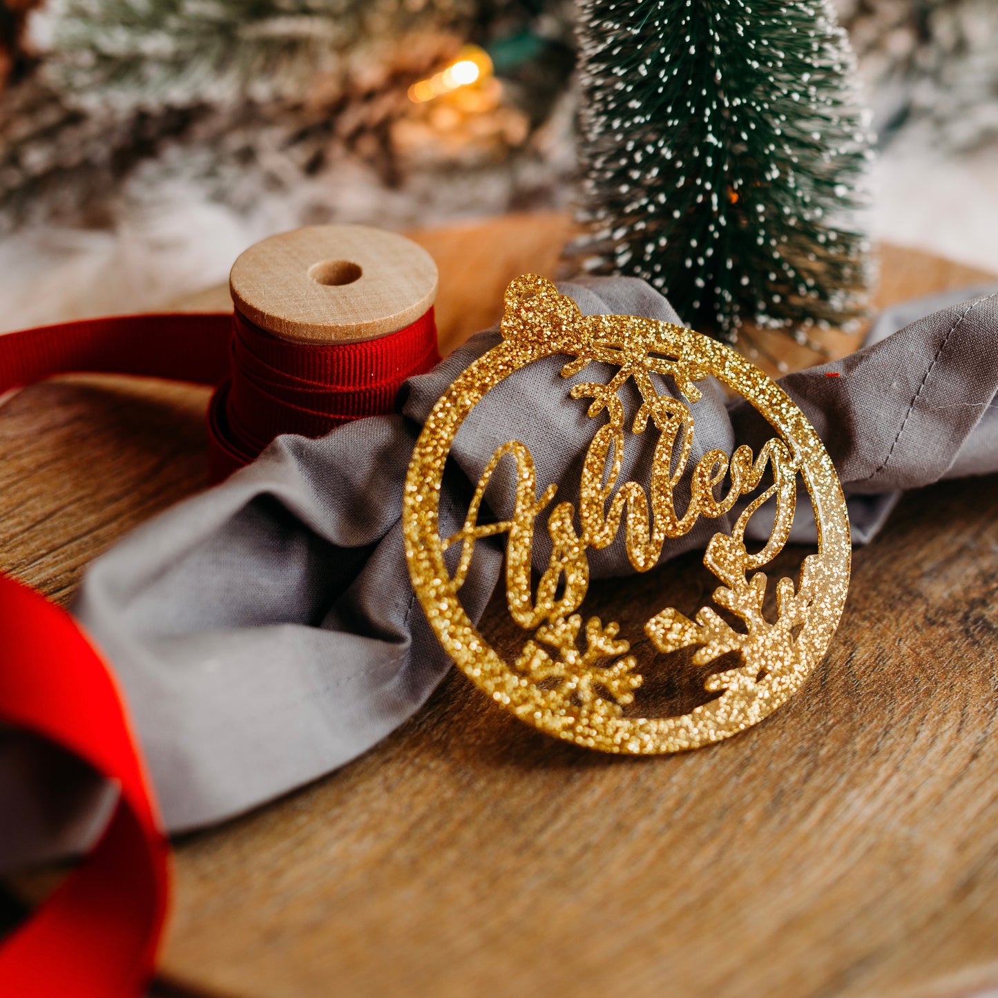 gold glitter acrylic stocking tags snowflakes, stocking name tags, name ornament christmas, christmas place cards, name ornament, christmas name tags, christmas stocking name tags, christmas stocking tags, table decor, christmas stockings tag