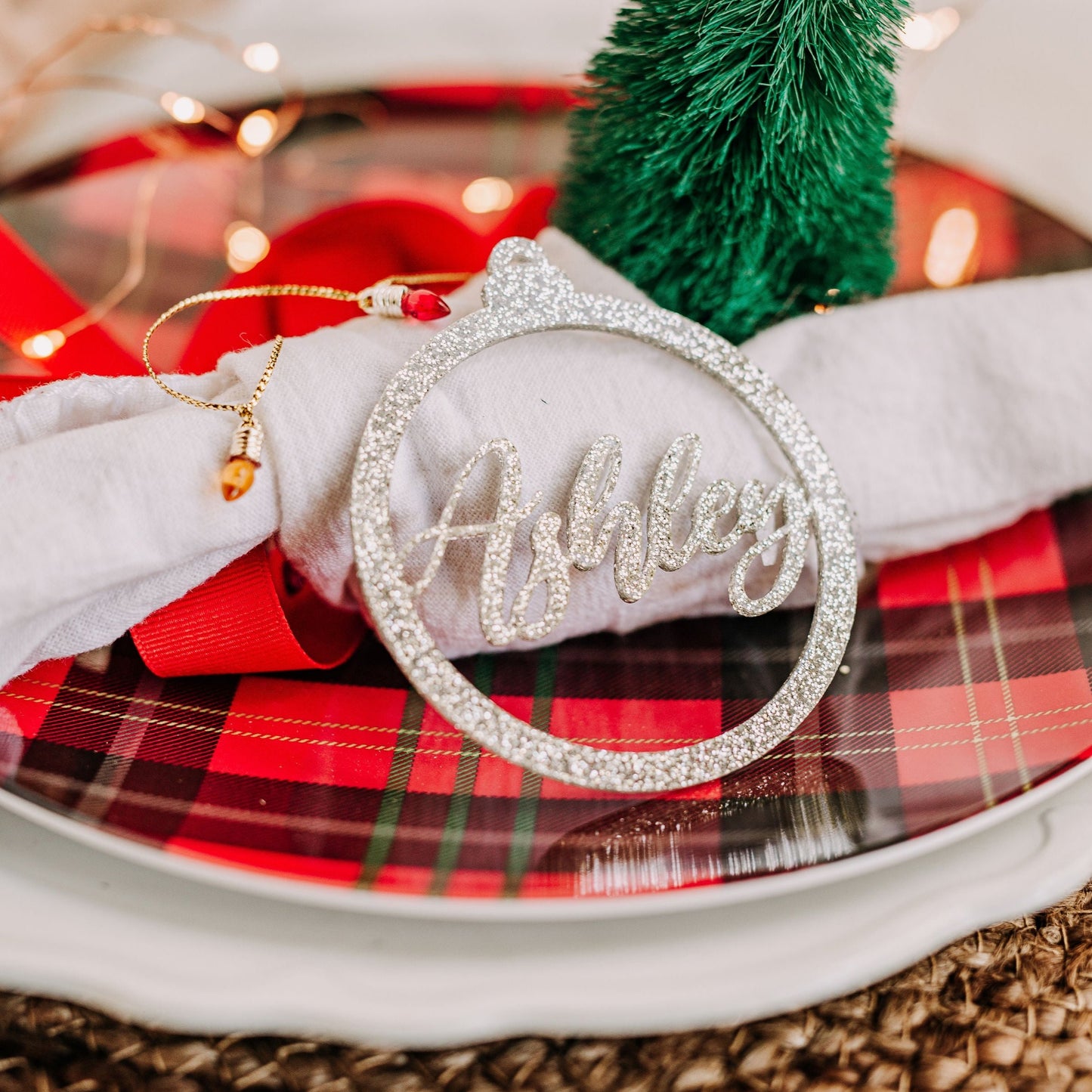 silver glitter acrylic stocking tags ornament, stocking name tags, name ornament christmas, christmas place cards, name ornament, christmas name tags, christmas stocking name tags, christmas stocking tags christmas table decor stockings tag snowflake