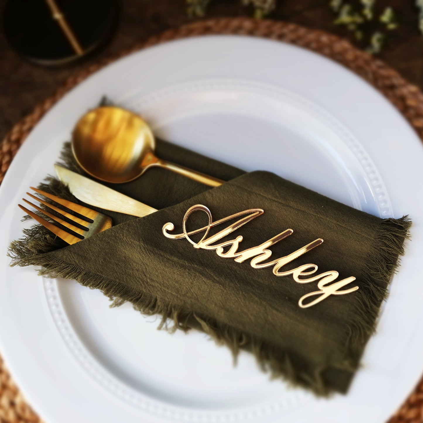 of Place cards name tags