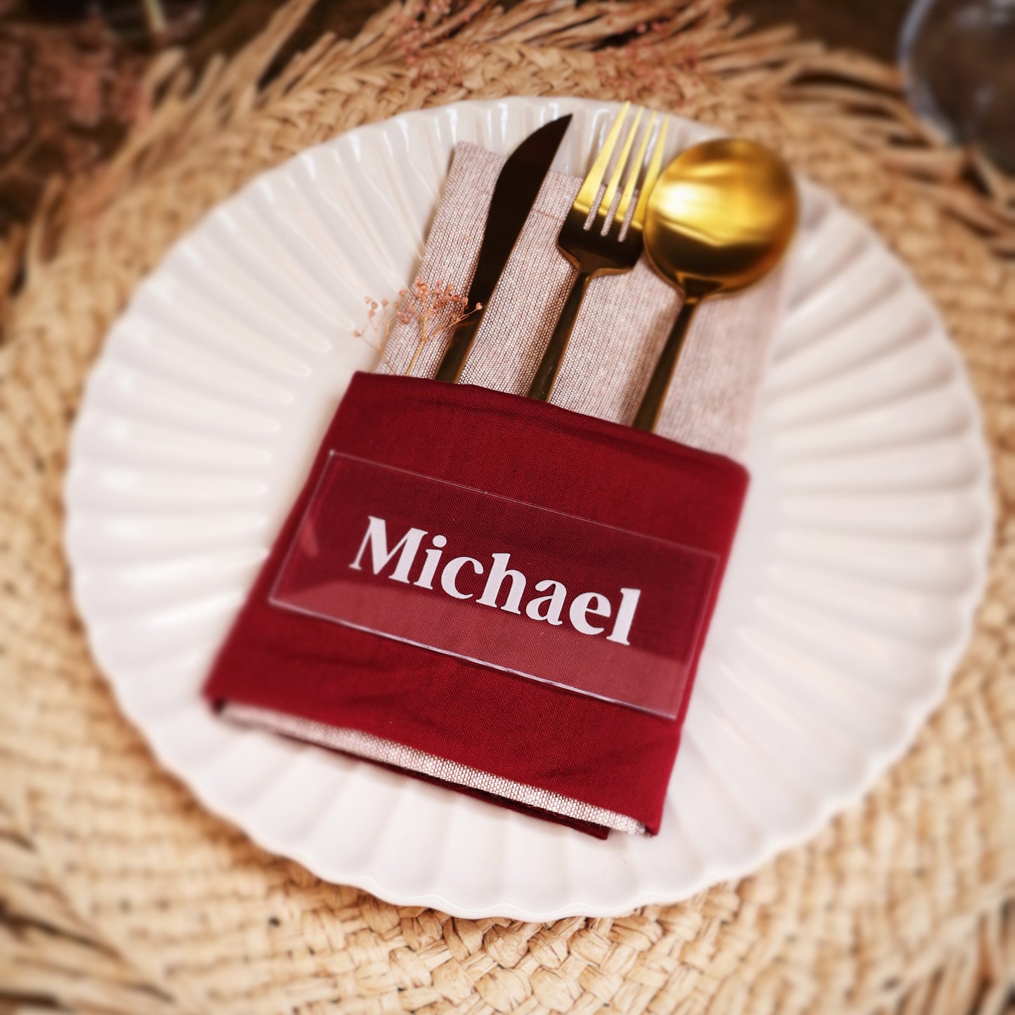 rectangle clear acrylic name plate name cards wedding place cards place setting wood name card napkin half circle tag acrylic name tags round tags rustic wedding wooden wedding decor wedding place cards Wedding decoration Wedding place card