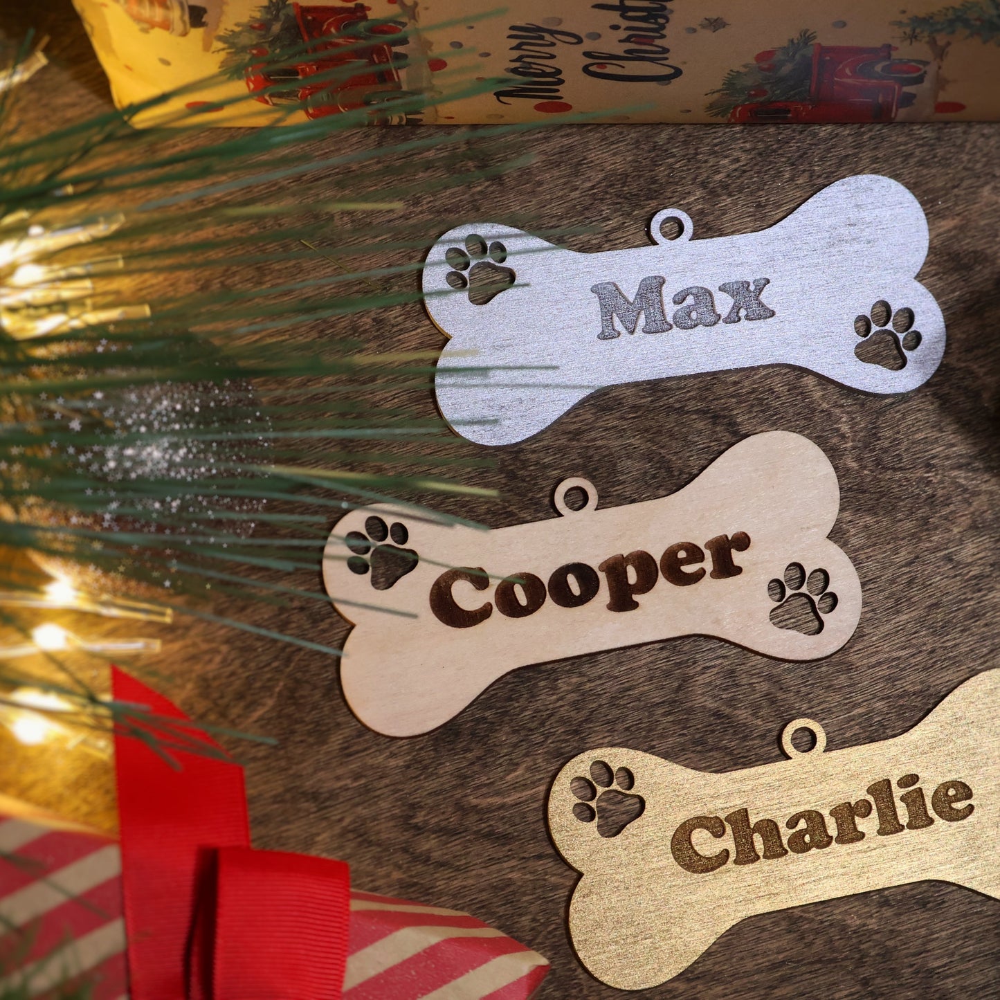 Custom Wood Dog Ornaments
Dog Name Ornament
Pet Lover Gift
Holiday Pet Ornament
Glitter Paw Ornament
Dog Lover Gift
Custom Cat Ornament
Pet Christmas Tag
Personalized Paw Tag
Cat Bone Decor
Pet Stocking Tag
Pet Custom Ornament
Pet xmas Stocking