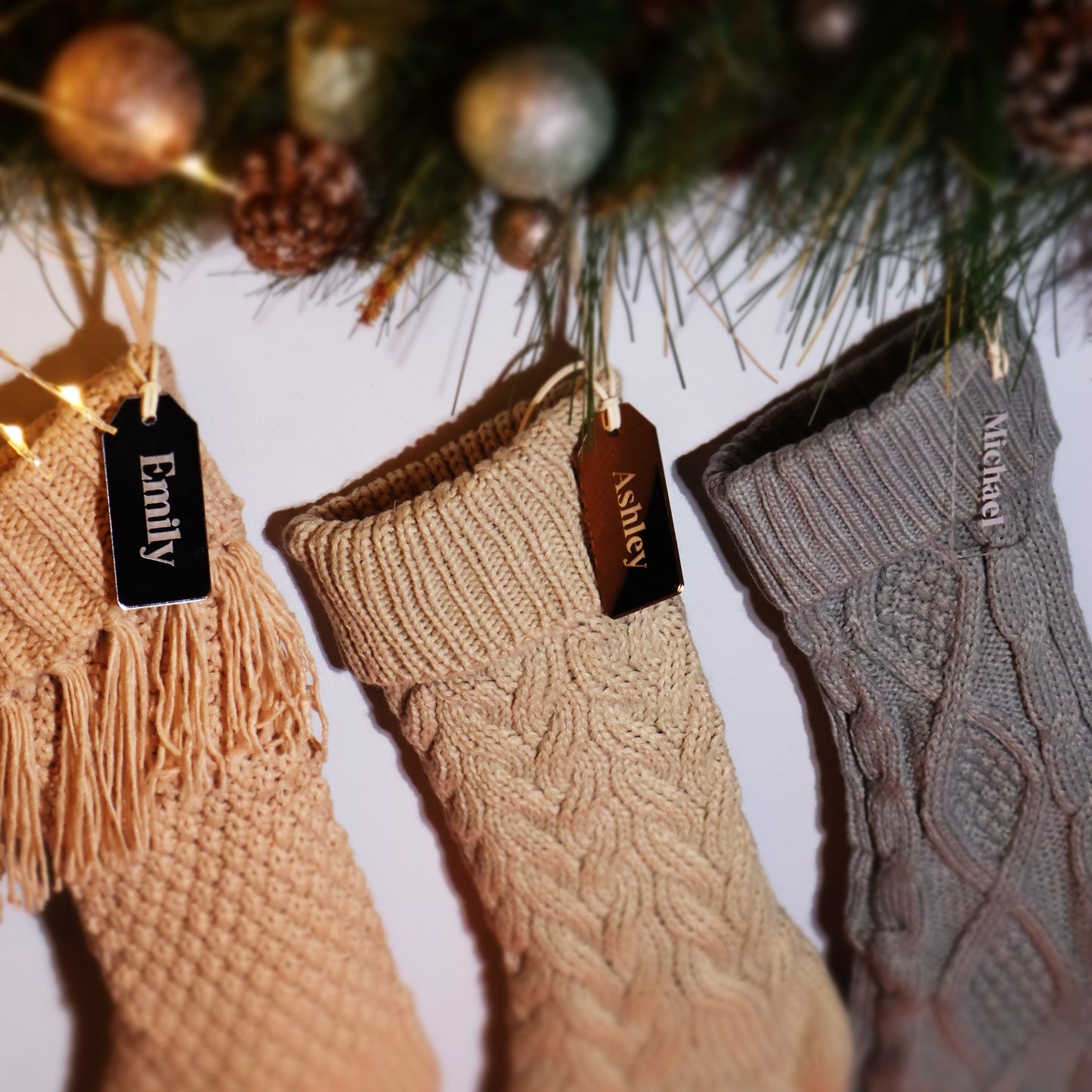 Acrylic christmas stocking personalized ornaments holiday ornament holiday decor unique holiday gift stocking name tags christmas name tags christmas stocking name tags Wooden Tree Decor Custom Ornaments
Holiday Gift Tags
christmas place card