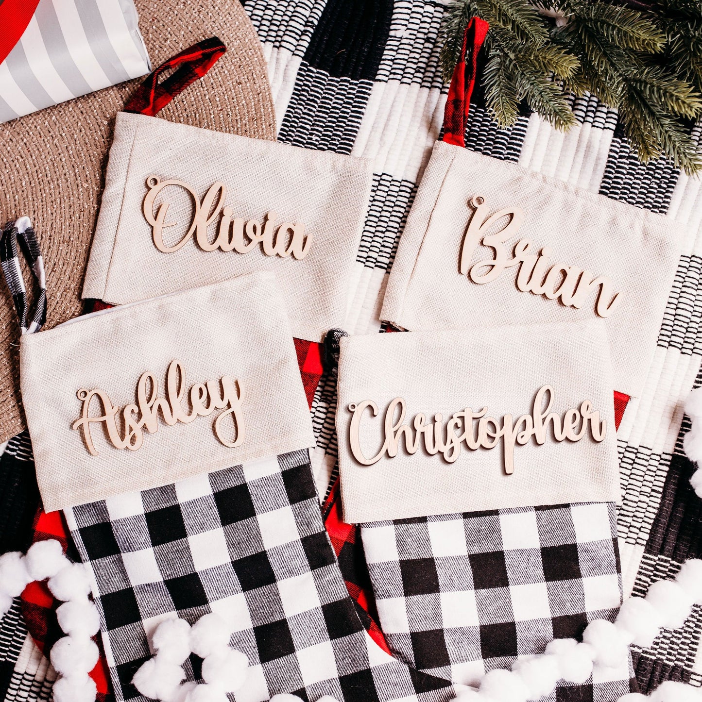 raw wood stocking tags snowflakes, stocking name tags, name ornament christmas, christmas place cards, name ornament, christmas name tags, christmas stocking name tags, christmas stocking tags, christmas table decor, christmas stockings tag