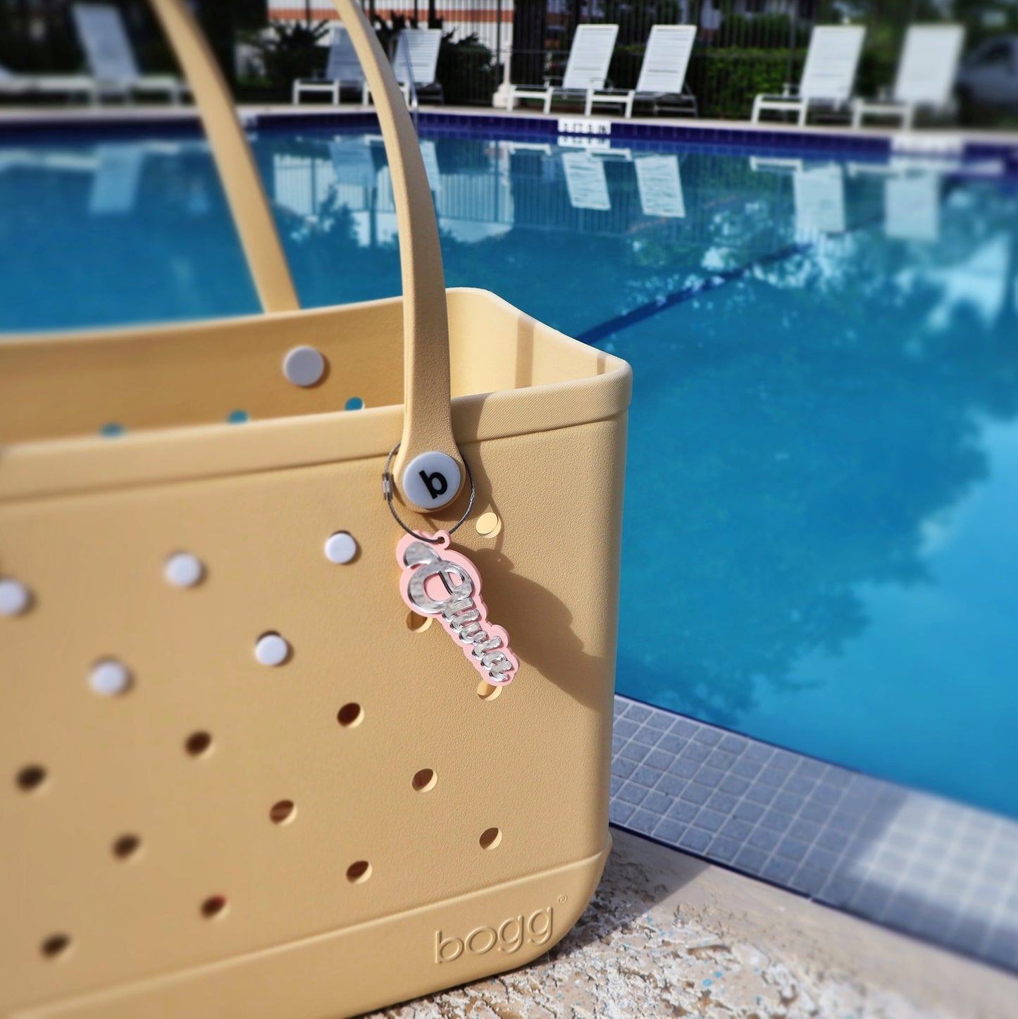 pastel pink silver Bogg bag acrylic tag Charm Custom Bag Tassel Beach Tote Charms Personalized Tag Accessories backpack tags diaper sport bag name keychain name keychain for backpack name tag personalized backpack kids accessories bookbag tag