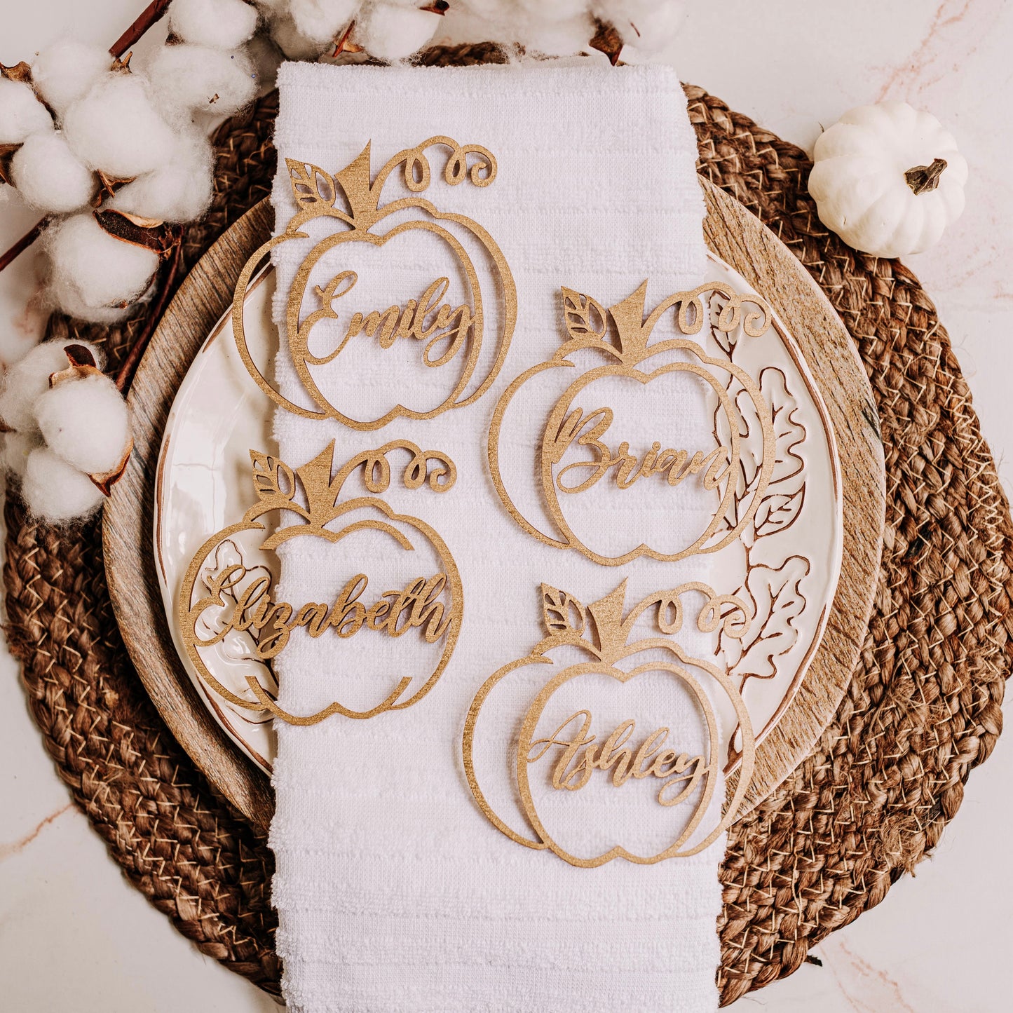 gold wood pumpkin name decor friendsgiving place card thanksgiving table Friendsgiving thanksgiving gift fall wedding decor friendsgiving gifts fall party decor fall seasonal decor pumpkin decor cutout wooden name rustic fall thanksgiving favors