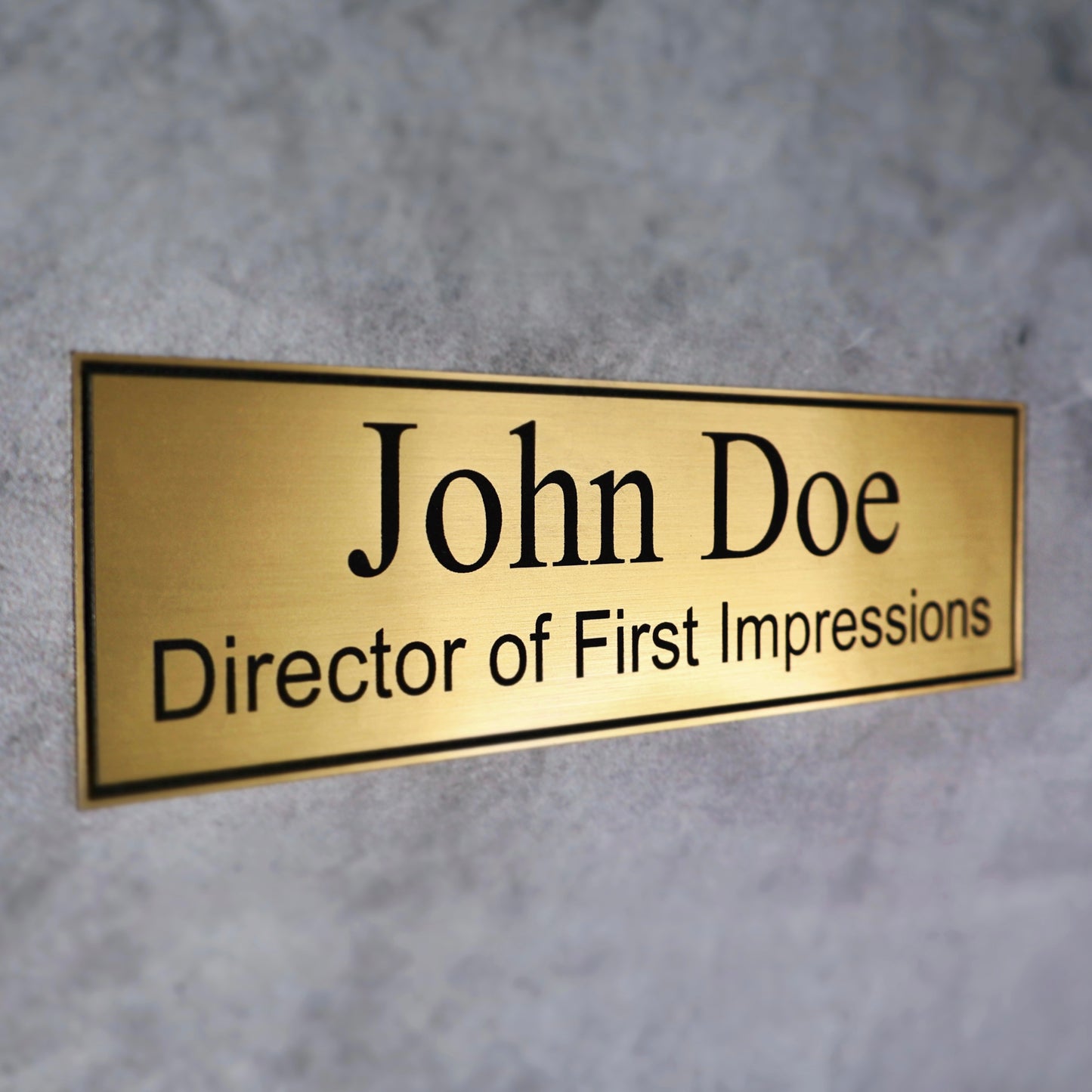 gold wall engraved desk name plate custom tabletop sign personalized wood office plaque company logo plate engraved executive coworker gift office executive plaque new job custom personalized plaque title logo plate wood desk walnut office decor