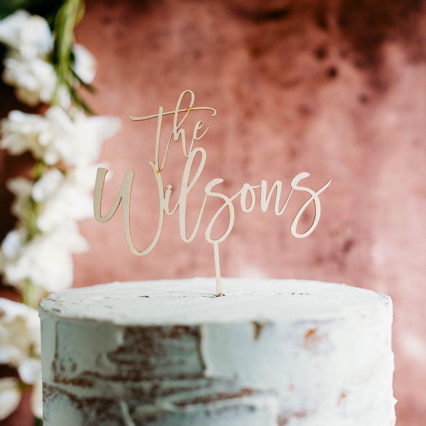 Modern script raw wood wedding cake topper custom cake toppers wedding personalized acrylic cake modern decor minimalist cake topper custom rustic rustic wedding mr mrs cake topper caketopper personalized topper topper candy bar