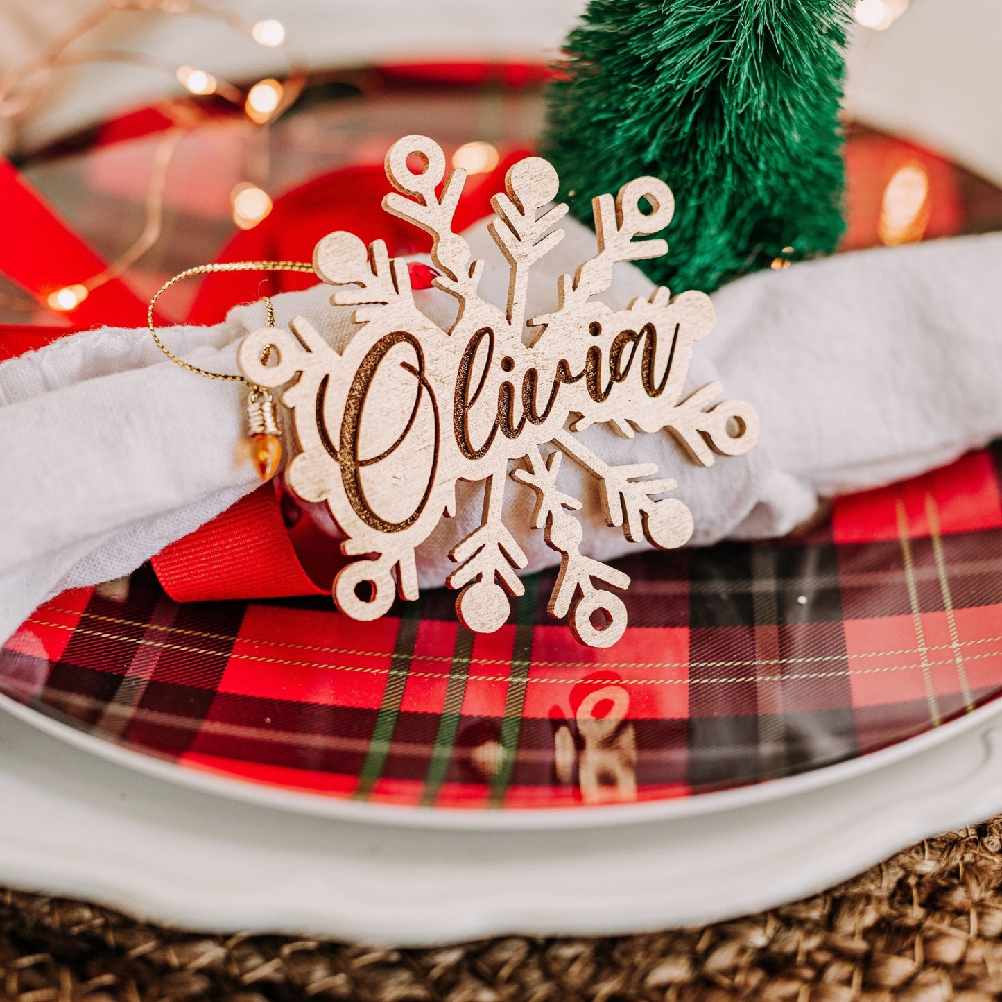 gold wood stocking tags snowflakes, stocking name tags, name ornament christmas, christmas place cards, name ornament, christmas name tags, christmas stocking name tags, christmas stocking tags, christmas table decor, christmas stockings tag
