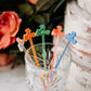 offset last name colored acrylic engraved drink stirrers custom wedding drink stirrers personalized acrylic cocktail stir sticks custom drink charm bespoke event swizzle sticks drink topper birthday party last name date celebration