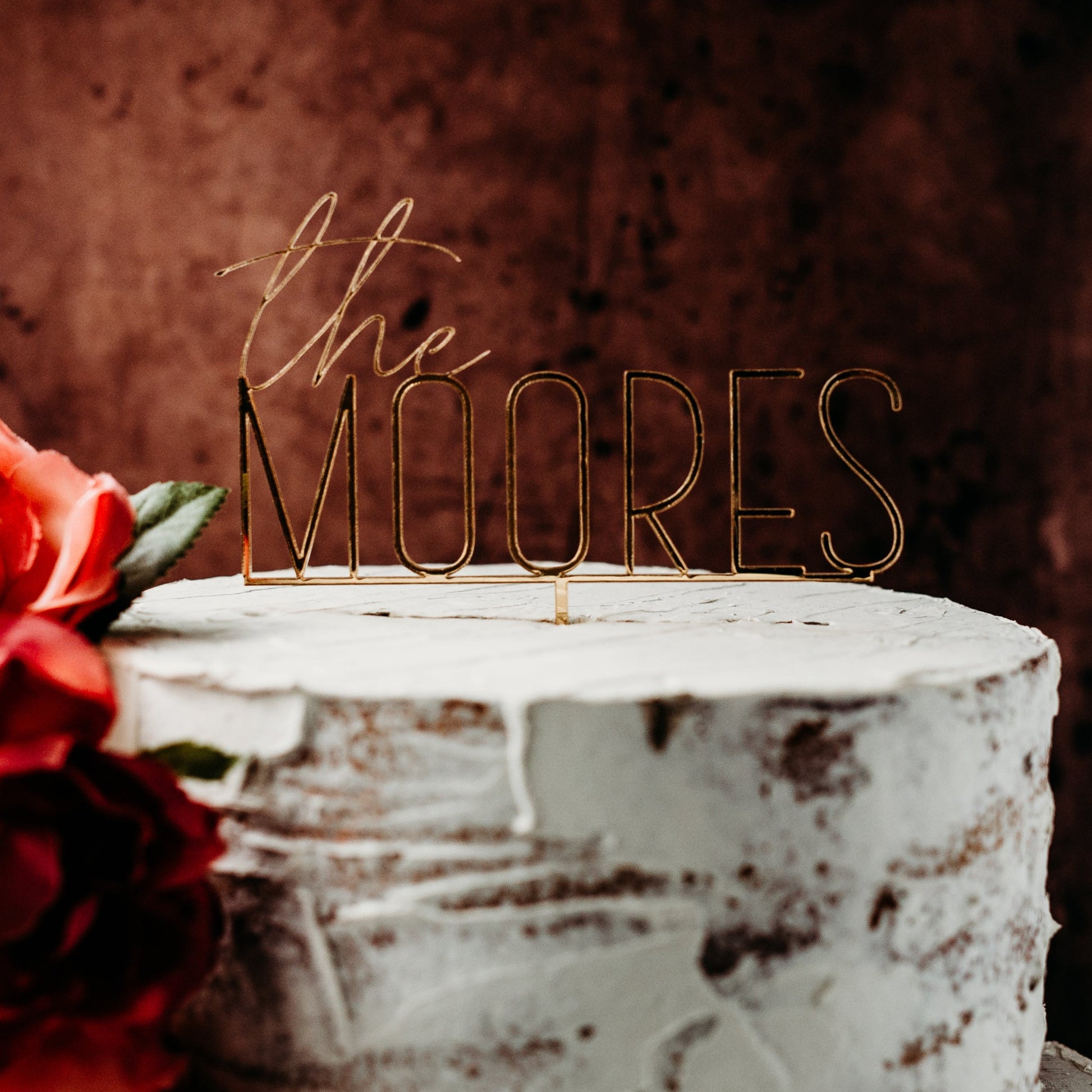 gold mirrored acrylic modern cake topper wedding cake toppers wedding custom cake topper  rustic rustic wedding mr mrs cake topper caketopper cake topper custom personalized topper acrylic cake topper wood topper last name topper candy bar