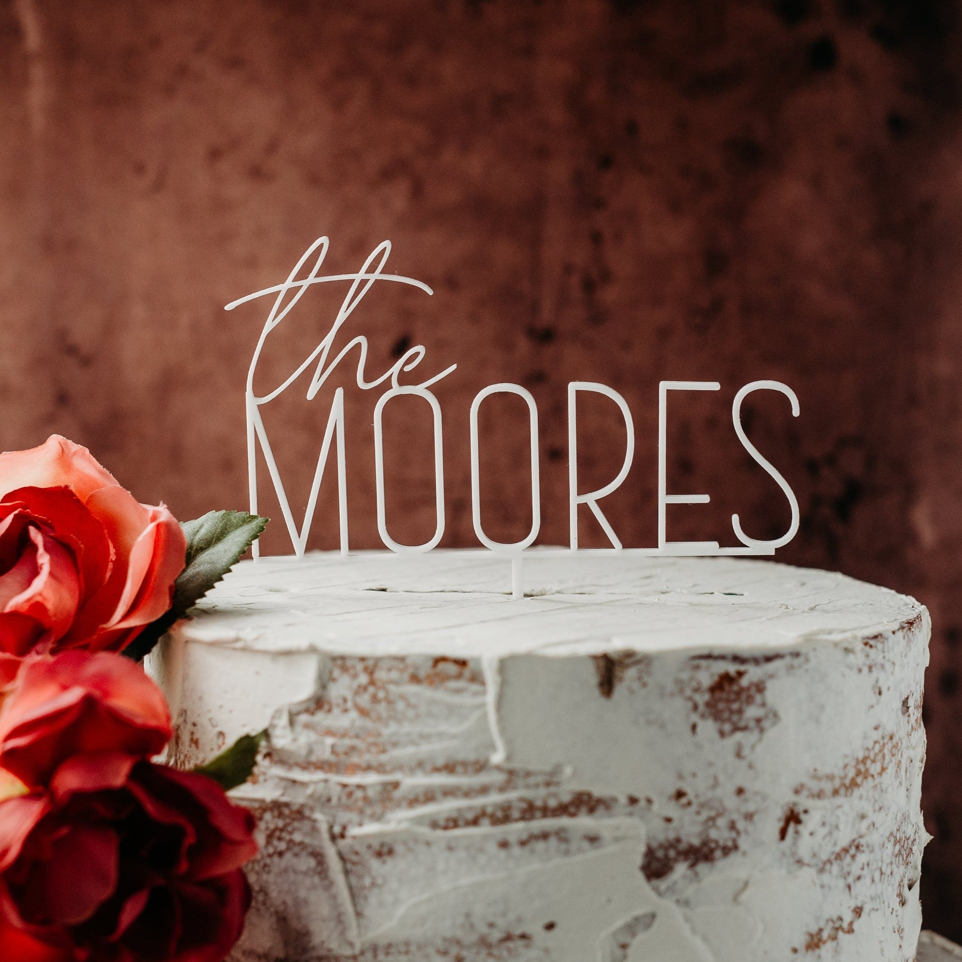 white acrylic modern cake topper wedding cake toppers wedding custom cake topper  rustic rustic wedding mr mrs cake topper caketopper cake topper custom personalized topper acrylic cake topper wood topper last name topper candy bar