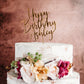 happy birthday gold mirrored acrylic cake topper cake toppers wedding custom cake topper cake topper rustic rustic anniversary topper caketopper cake topper custom personalized topper acrylic cake topper wood cake topper last name topper candy bar