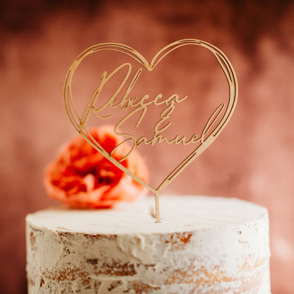 heart shaped raw wood wedding cake topper custom cake toppers wedding personalized anniversary acrylic cake modern last name decor minimalist cake topper custom rustic rustic wedding mr mrs cake topper caketopper personalized last name candy bar