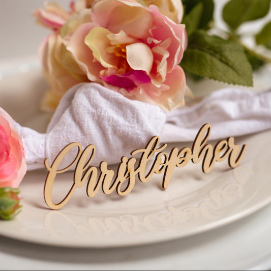 Place cards name tags