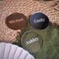 circle mirrored acrylic name plate name cards wedding place cards place setting wood name card napkin half circle tag acrylic name tags round tags rustic wedding wooden wedding decor wedding place cards Wedding decoration Wedding place card