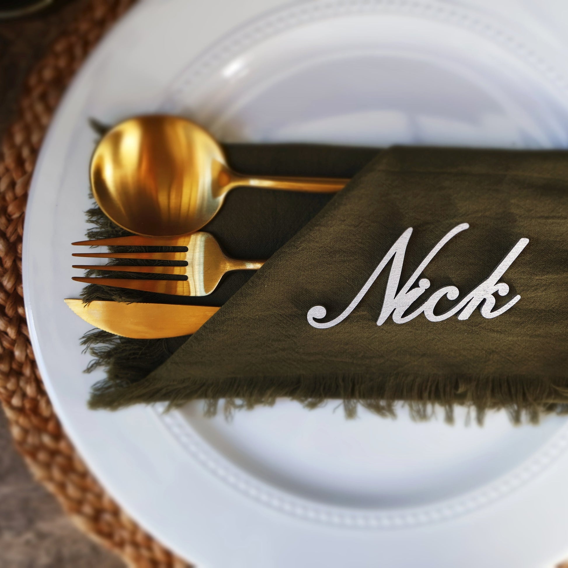 silver wood wedding name tags name tags wood name card name place cards name cards wedding name place setting wooden names wedding place cards bachelorette party wedding favors  wedding decor  name plate birthday rehersal dinner bridal shower
