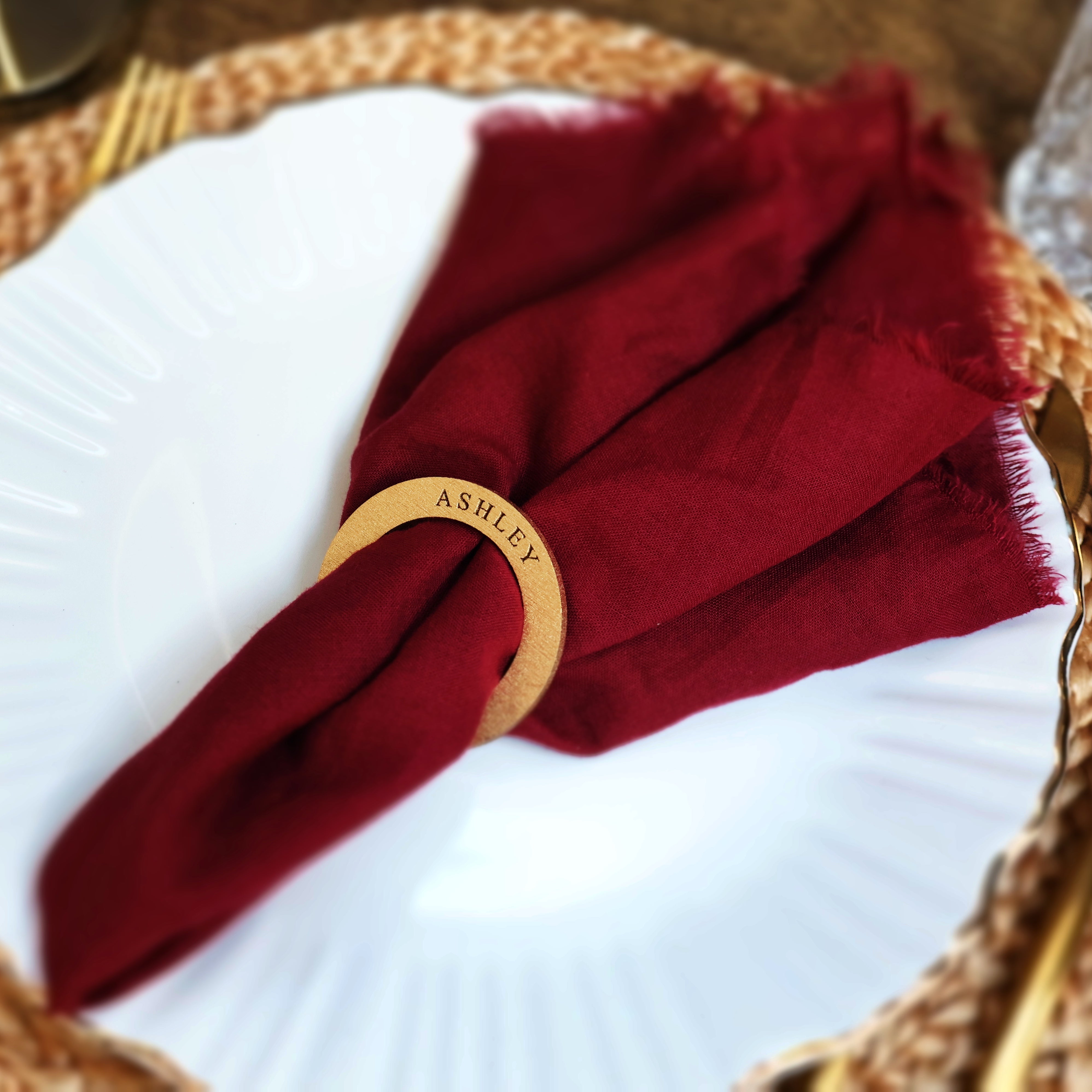 Personalized Napkin Ring – K&K Arts