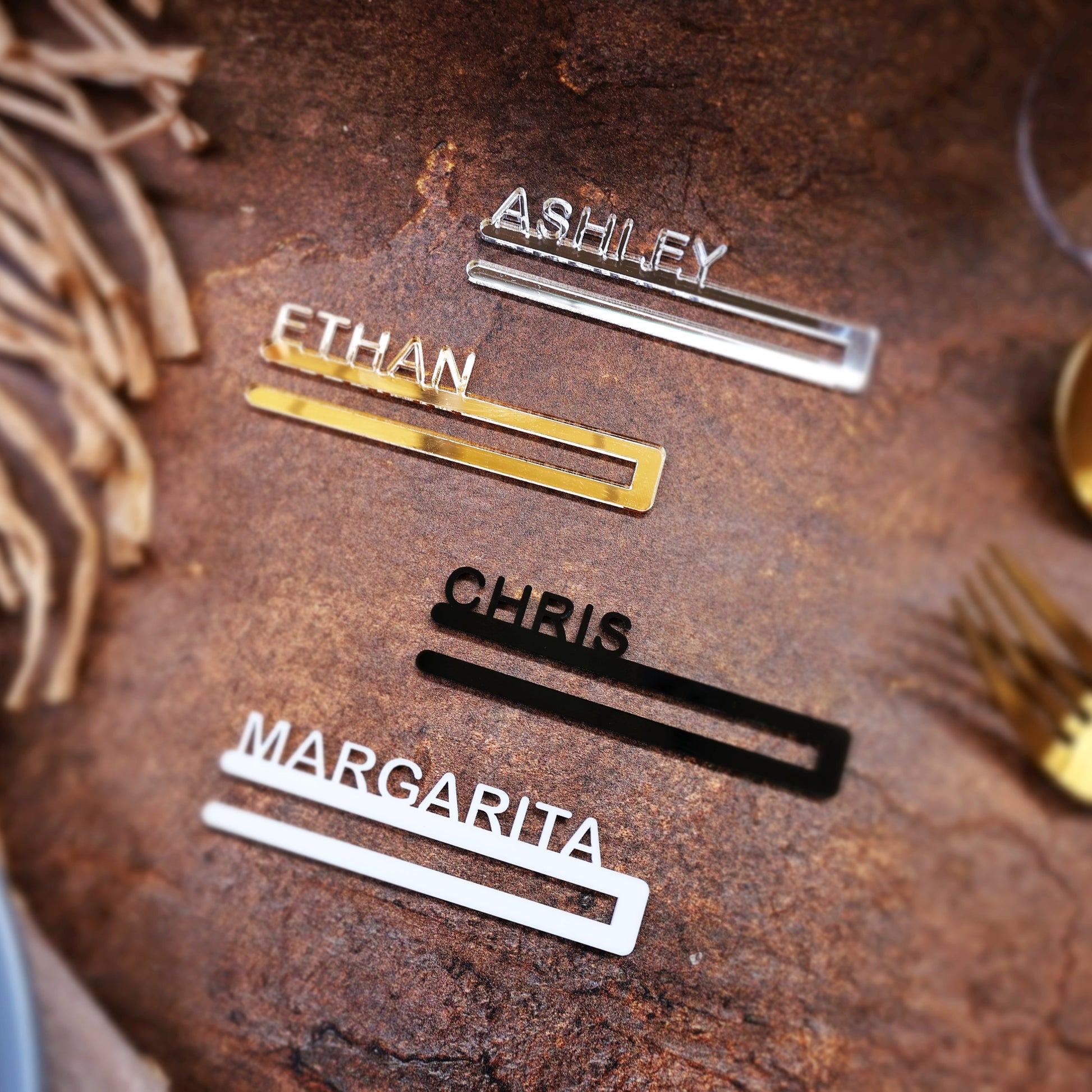 acrylic personalized napkin tags custom napkin rings wooden wedding name cards guest place card bachelorette dinner party name tag stationary place tag napkin rings custom napkin ring wood napkin ring holder name napkin rings wedding decoration