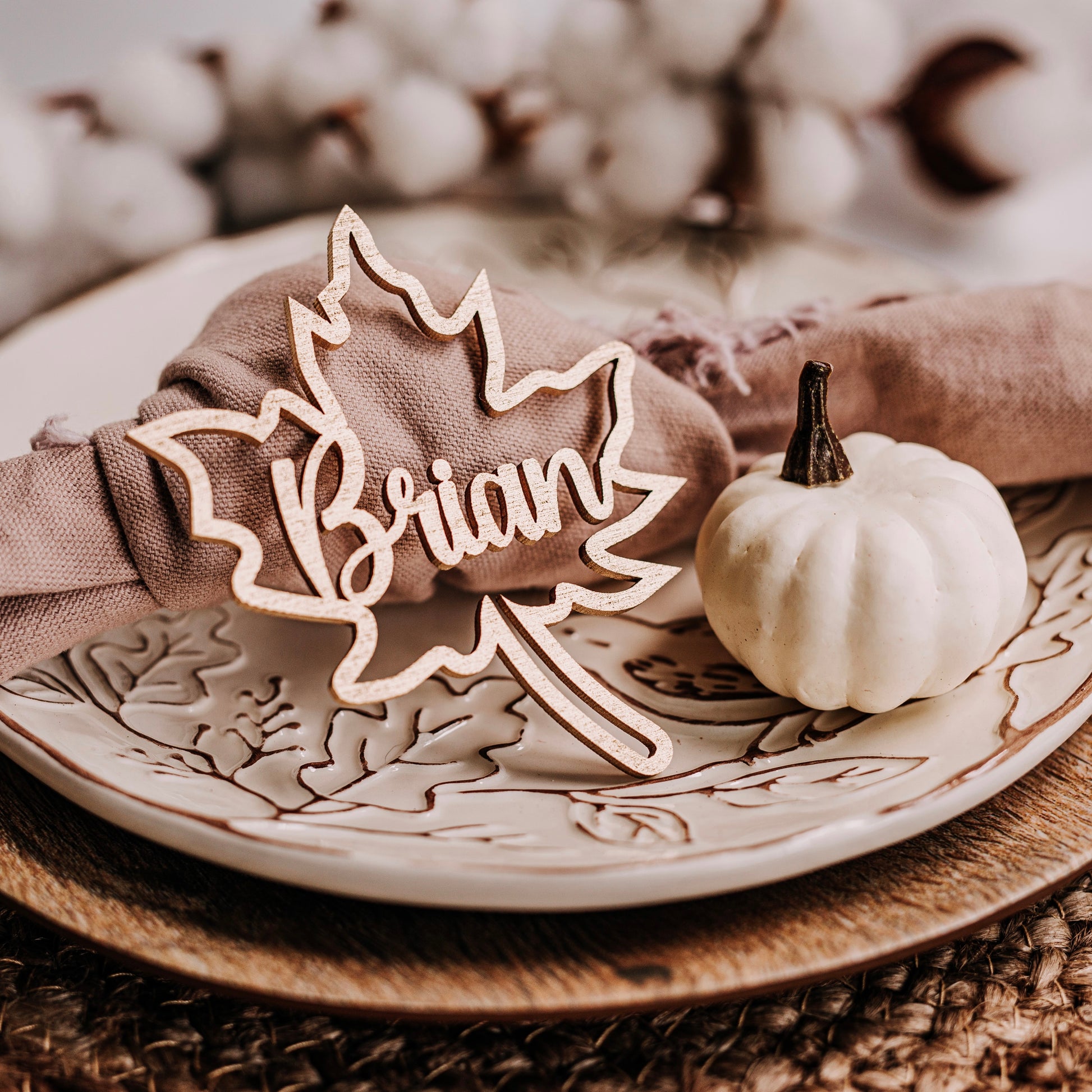 gold wood leaf name decor friendsgiving place card thanksgiving table Friendsgiving thanksgiving gift fall wedding leaves friendsgiving gifts fall party decor fall seasonal pumpkin decor cutout wooden name rustic fall decor thanksgiving favors