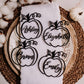 black acrylic pumpkin name decor friendsgiving place card thanksgiving table Friendsgiving thanksgiving gift fall wedding decor friendsgiving gifts fall party decor fall seasonal decor pumpkin decor cutout wooden name rustic fall thanksgiving favors