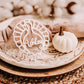 white acrylic turkey name decor friendsgiving place card thanksgiving table Friendsgiving thanksgiving gift fall wedding decor friendsgiving gifts fall party decor fall seasonal decor pumpkin cutout wooden name rustic fall decor thanksgiving favors