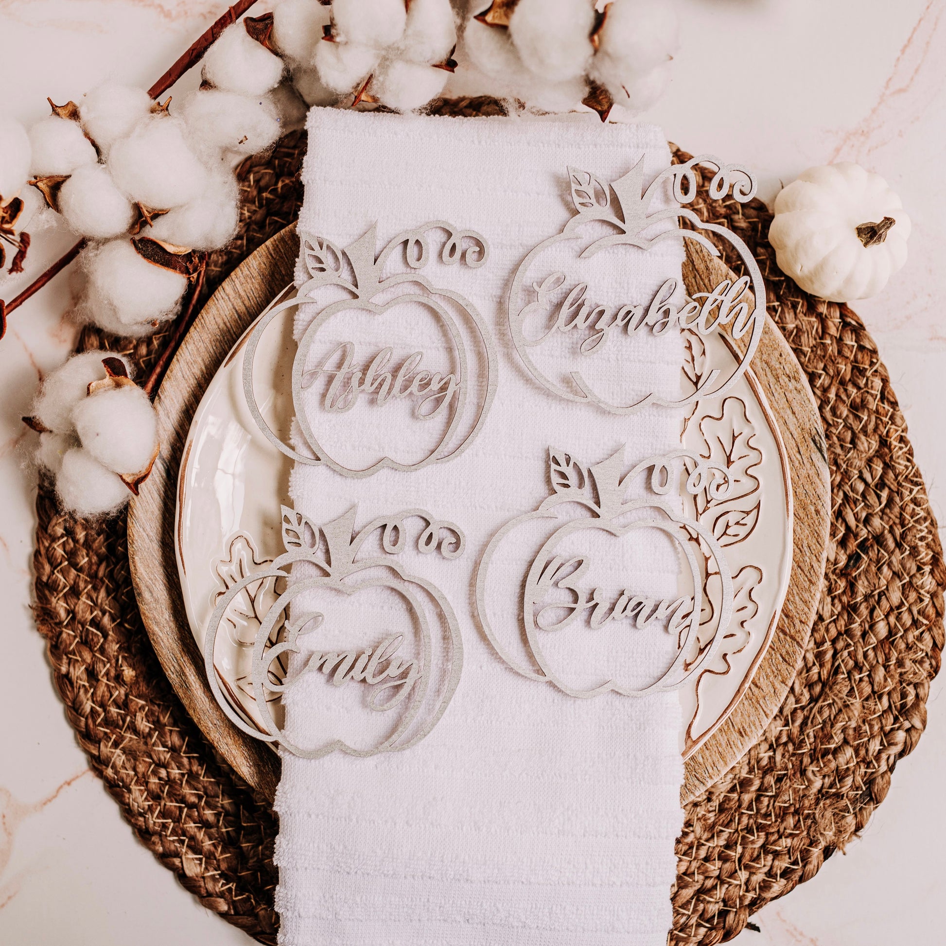 silver wood pumpkin name decor friendsgiving place card thanksgiving table Friendsgiving thanksgiving gift fall wedding decor friendsgiving gifts fall party decor fall seasonal decor pumpkin decor cutout wooden name rustic fall thanksgiving favors