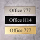 wall adhesive silver black gold name plate custom tabletop sign personalized gold black silver office plaque company logo plate engraved executive coworker gift office executive plaque new job custom plaque title logo plate desk office decor engraved
