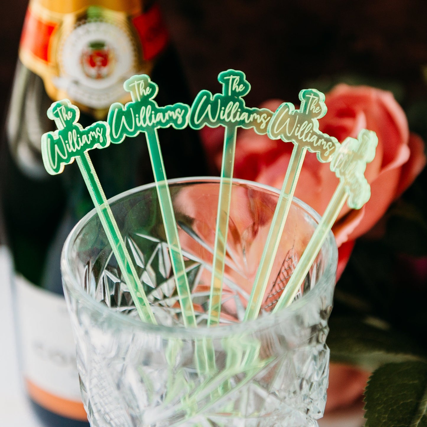 Personalized Acrylic Stirrers - $1.24 each