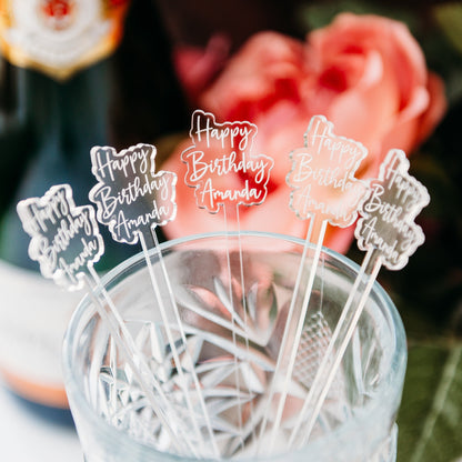 Personalized Acrylic Stirrers - $1.24 each