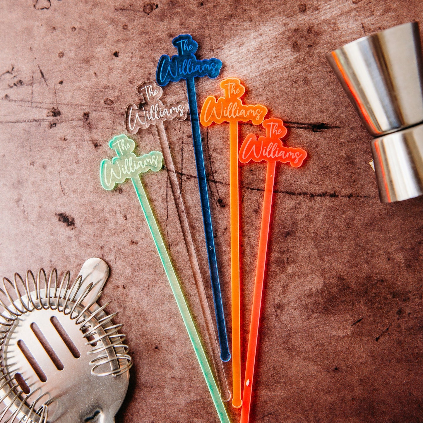 Personalized Acrylic Stirrers - $1.24 each
