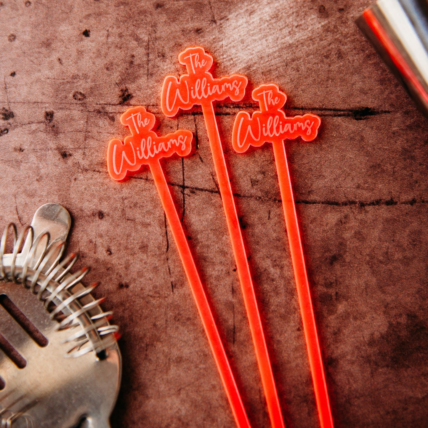 Personalized Acrylic Stirrers - $1.24 each