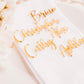 Name Tag - Gold Acrylic