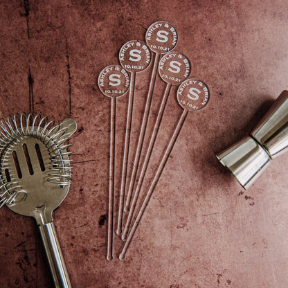 Circle Acrylic Stirrers - $0.90 each